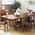 AAmerica Cattail Bungalow 42" x 60" Trestle Table w/ 2-18" Leaves